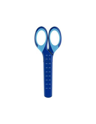 FC181549,Foarfeca scolara cu protectie grip albastra faber-castell