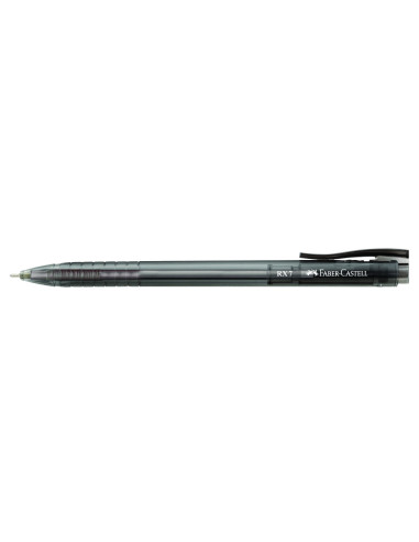 FC545499,Roller 0.7mm semi-gel cu mecanism negru rx7 faber-castell
