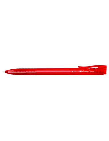 FC545421,Roller 0.7mm semi-gel cu mecanism rosu rx7 faber-castell