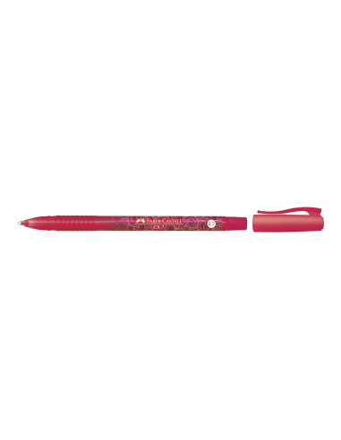 FC246821,Roller 0.7mm semi-gel rosu cx7 faber-castell
