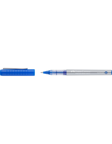 FC348501,Roller free ink 0.5mm albastru faber-castell