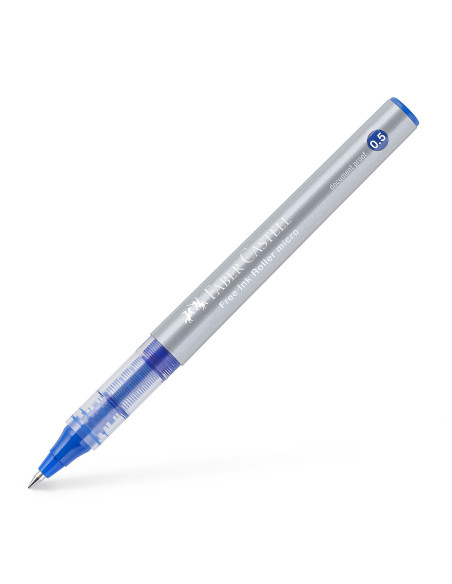 FC348501,Roller free ink 0.5mm albastru faber-castell