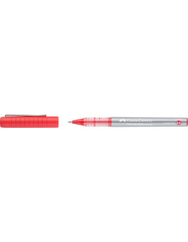 FC348503,Roller free ink 0.5mm rosu faber-castell