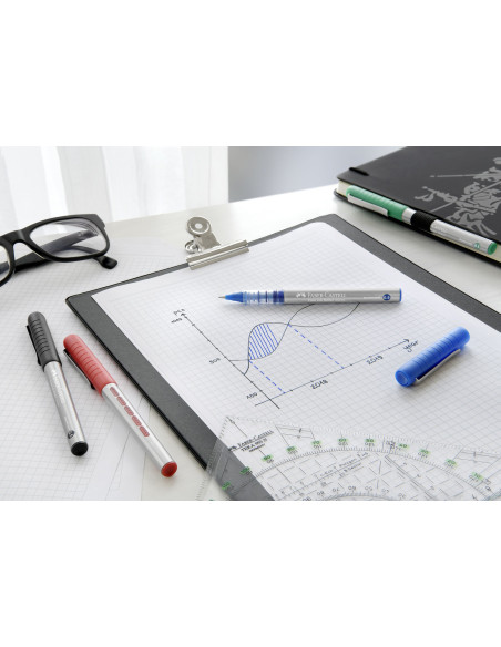 FC348503,Roller free ink 0.5mm rosu faber-castell