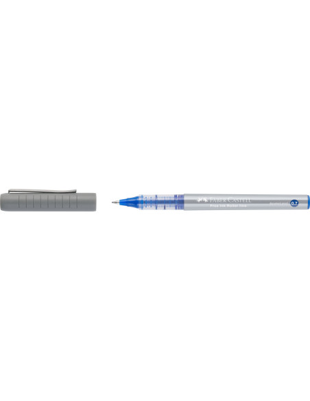 FC348151,Roller free ink 0.7mm albastru faber-castell