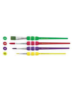 FC481600,Set 4 pensule soft touch faber-castell 2