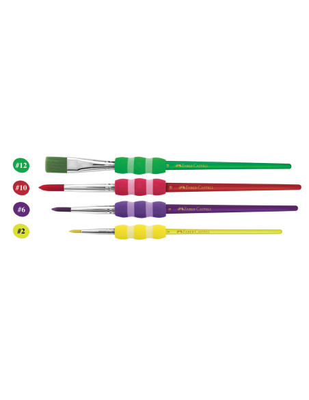 FC481600,Set 4 pensule soft touch faber-castell