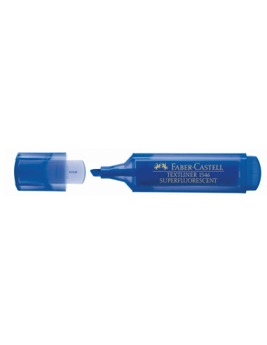 FC154652,Textmarker albastru superfluorescent 1546 faber-castell