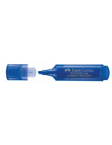 FC154652,Textmarker albastru superfluorescent 1546 faber-castell