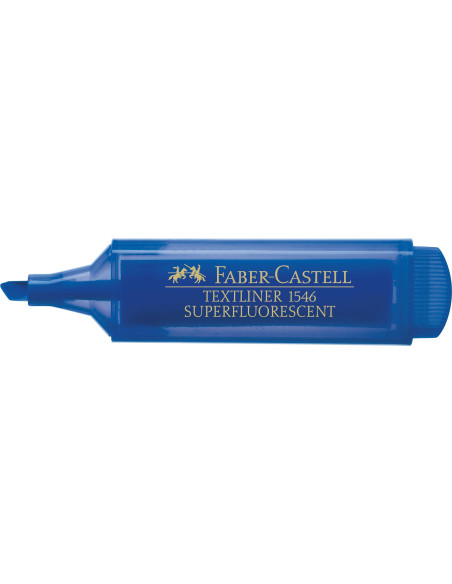 FC154652,Textmarker albastru superfluorescent 1546 faber-castell