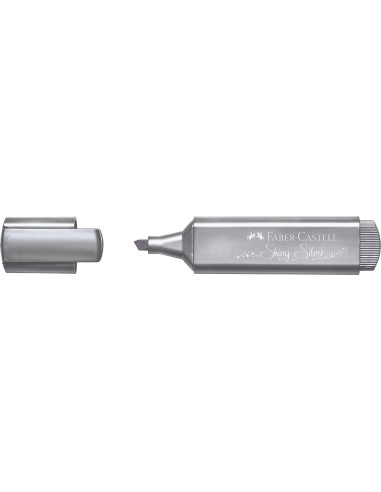FC154661,Textmarker argintiu metalizat 1546 faber-castell