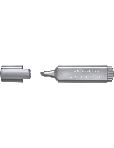 FC154661,Textmarker argintiu metalizat 1546 faber-castell