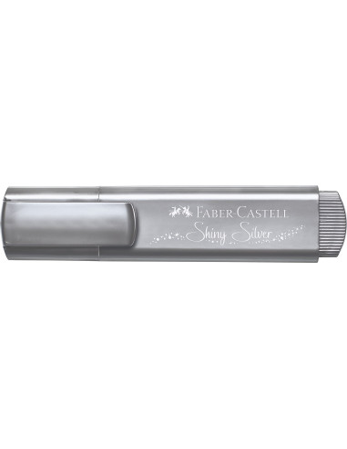 FC154661,Textmarker argintiu metalizat 1546 faber-castell