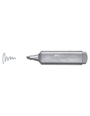 FC154661,Textmarker argintiu metalizat 1546 faber-castell