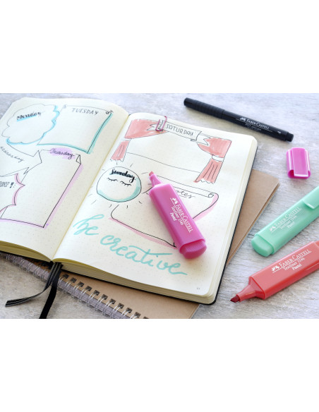 FC154654,Textmarker roz pastel 1546 faber-castell