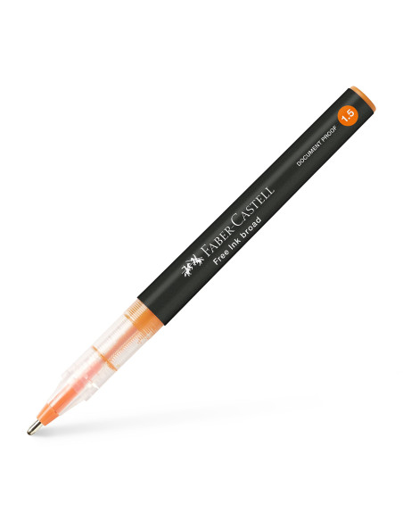 FC348315,Roller free ink 1.5mm portocaliu faber-castell