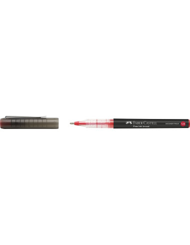 FC348321,Roller free ink 1.5mm rosu faber-castell