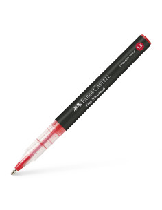 FC348321,Roller free ink 1.5mm rosu faber-castell 2
