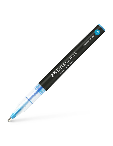 FC348347,Roller free ink 1.5mm bleu faber-castell