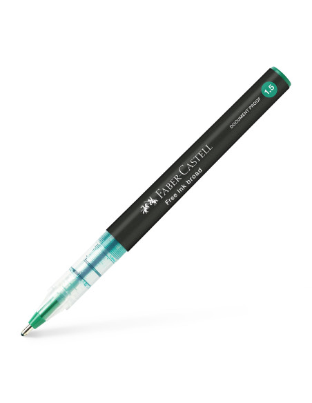 FC348363,Roller free ink 1.5mm verde faber-castell