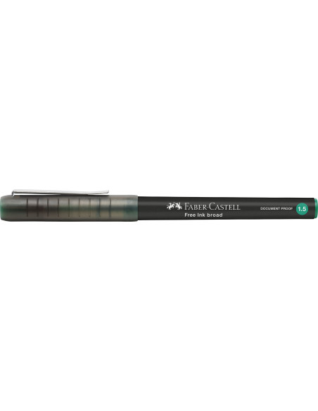 FC348363,Roller free ink 1.5mm verde faber-castell