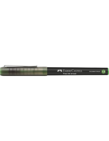 FC348366,Roller free ink 1.5mm vernil faber-castell