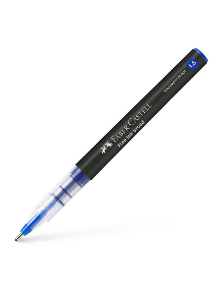 FC348351,Roller free ink 1.5mm albastru faber-castell
