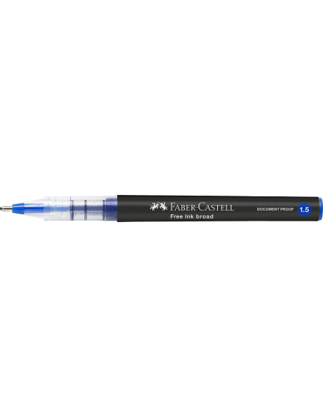 FC348351,Roller free ink 1.5mm albastru faber-castell