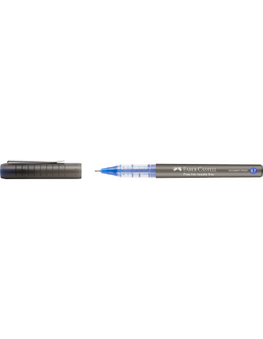 FC348251,Roller free ink needle 0.7mm albastru faber-castell