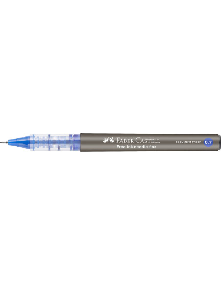 FC348251,Roller free ink needle 0.7mm albastru faber-castell