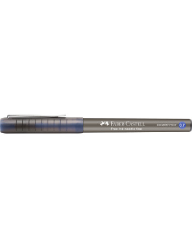 FC348251,Roller free ink needle 0.7mm albastru faber-castell