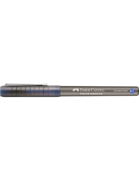 FC348251,Roller free ink needle 0.7mm albastru faber-castell