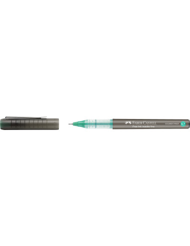 FC348263,Roller free ink needle 0.7mm verde faber-castell