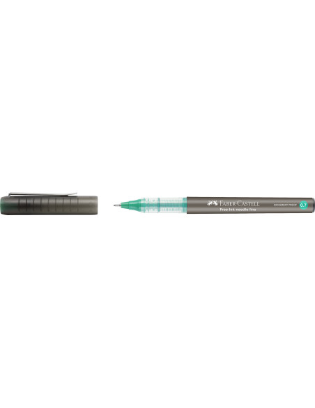 FC348263,Roller free ink needle 0.7mm verde faber-castell