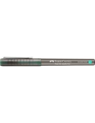 FC348263,Roller free ink needle 0.7mm verde faber-castell