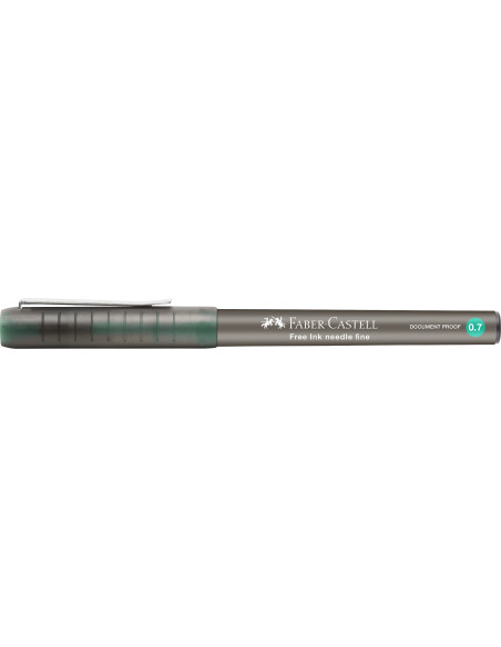 FC348263,Roller free ink needle 0.7mm verde faber-castell