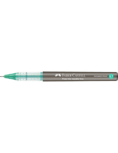 FC348263,Roller free ink needle 0.7mm verde faber-castell