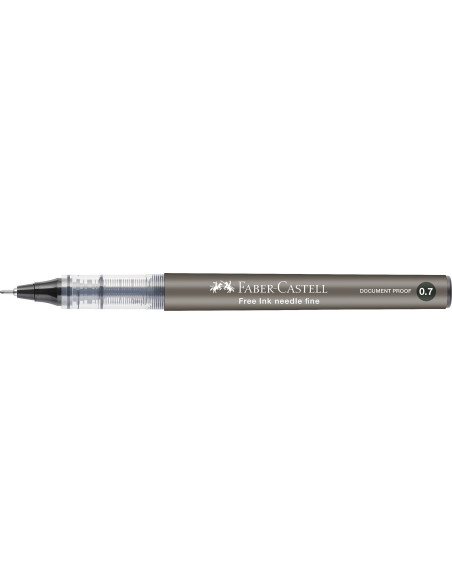FC348299,Roller free ink needle 0.7mm negru faber-castell