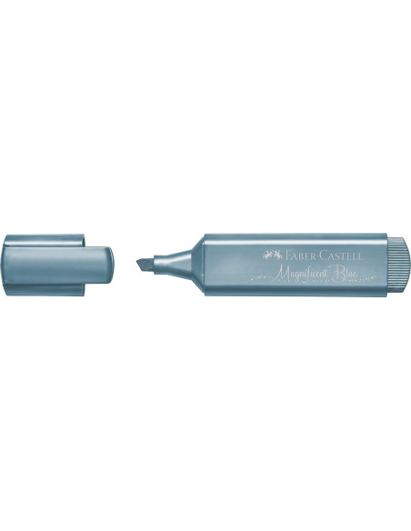 FC154647,Textmarker albastru metalizat 1546 faber-castell