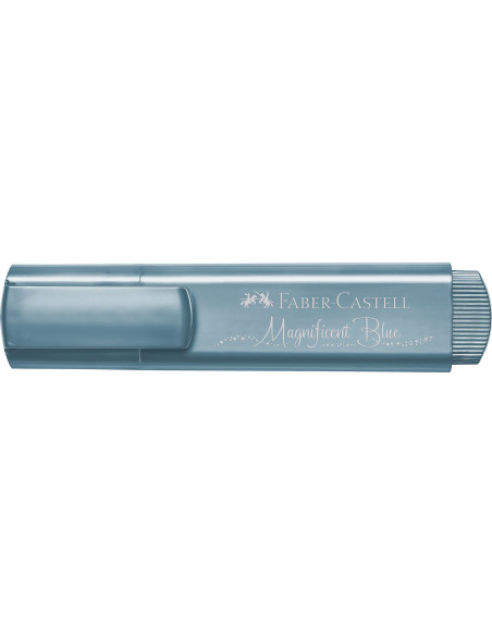 FC154647,Textmarker albastru metalizat 1546 faber-castell