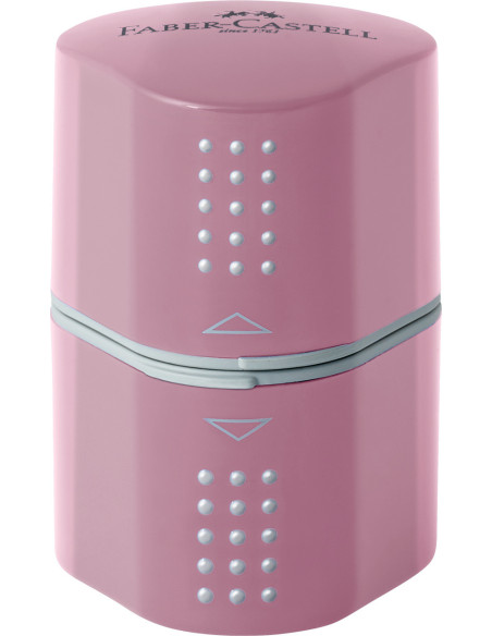 FC183804,Ascutitoare tripla grip 2001 rose faber-castell.