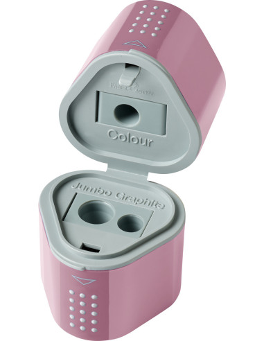 FC183804,Ascutitoare tripla grip 2001 rose faber-castell.