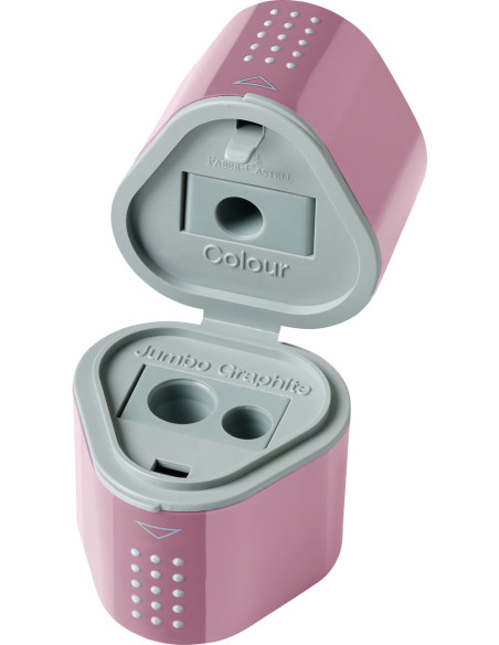 FC183804,Ascutitoare tripla grip 2001 rose faber-castell.