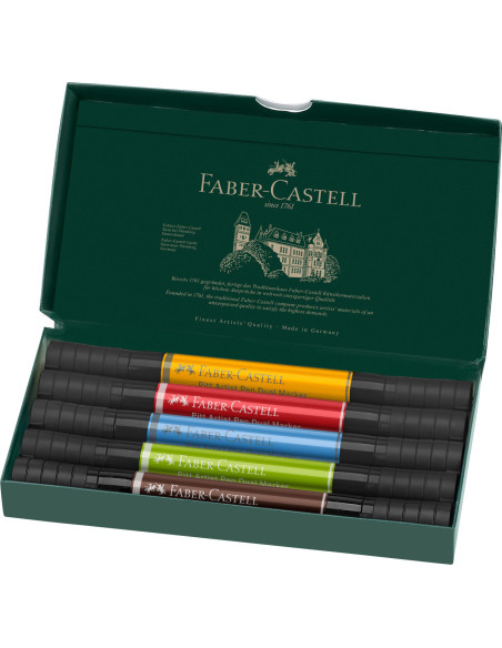 FC162005,Pitt artist pen dual marker set 5 buc faber-castell