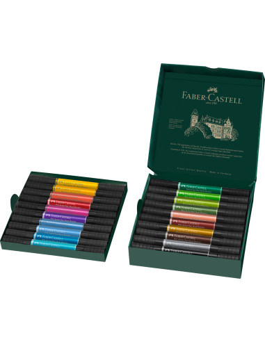 FC162020,Pitt artist pen dual marker set 20 buc faber-castell