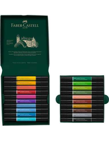 FC162020,Pitt artist pen dual marker set 20 buc faber-castell