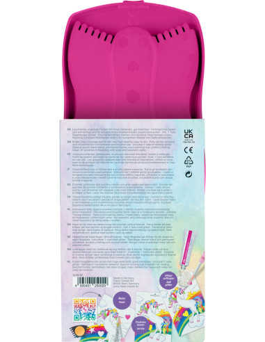 FC125002,Acuarele 12 culori connector roz unicorni 2023 faber-castell