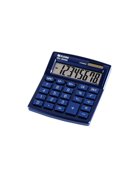 CAL034,Calculator de birou 8 digiți, 120 x 105 x 21 mm, Eleven SDC-805 Albastru