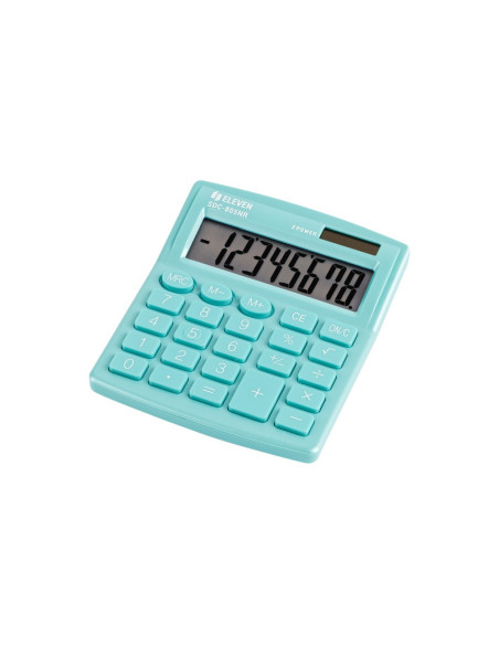 CAL034,Calculator de birou 8 digiți, 120 x 105 x 21 mm, Eleven SDC-805 Verde