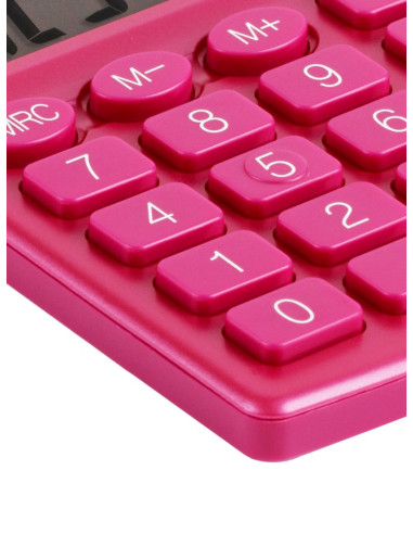 CAL034,Calculator de birou 8 digiți, 120 x 105 x 21 mm, Eleven SDC-805 Roz